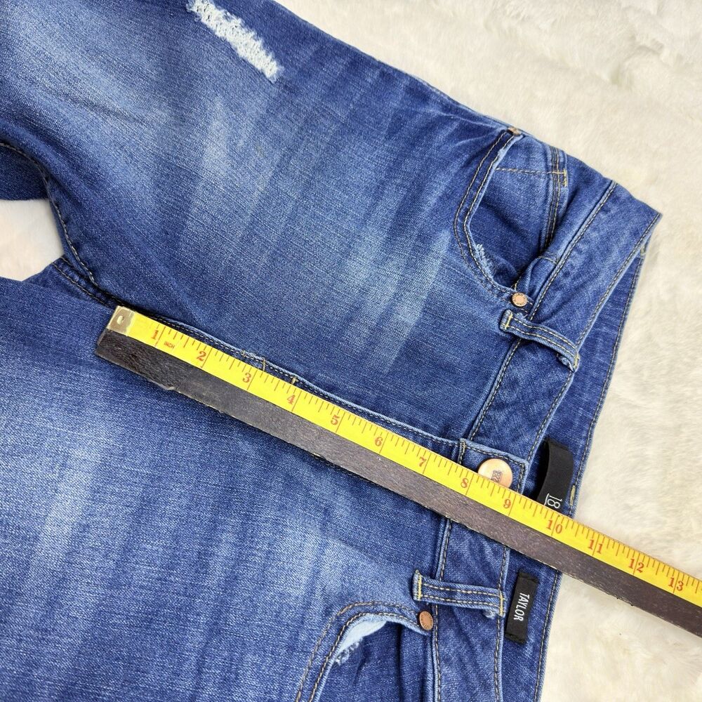 1822 Denim Skinny Ankle Jeans Medium Wash Mid Rise Women's Blue Size 10 - Picture 8 of 16
